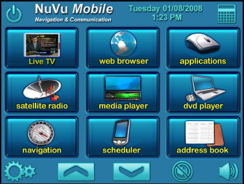 NuVu Mobile In Dash Smart Navigation & Communication Screen Shot