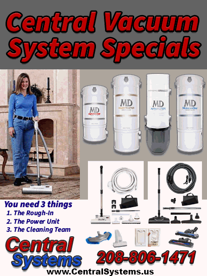 Idaho Central Vacuum Systems Attachment Sets 